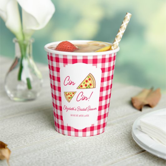 Das ist Amore Brautparty Pappbecher (In Situ)