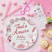 Das ist Amore Brautparty  Pappteller (Party)