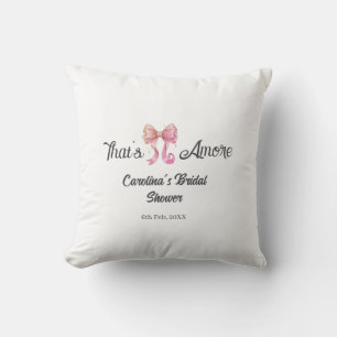 das ist amore Brautparty Pink Retro Bogen Boho Nam Kissen