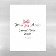 das ist amore Brautparty rosa retro Bogen Boho Nam