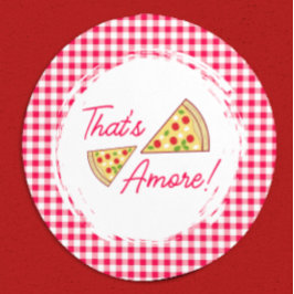 Das ist Amore Brautparty Runder Aufkleber