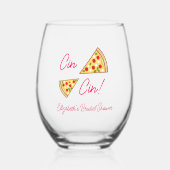 Das ist Amore Brautparty Weinglas Ohne Stiel (Vorderseite)