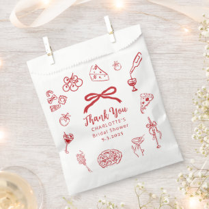 Das ist Amore handgezeichnete italienische Bridal Geschenktütchen