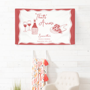 Das ist Amore Italian Pizza Wein Junggesellinnenab Banner