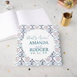 Das ist Amore Italienische Fliesen und Herzen Gästebuch