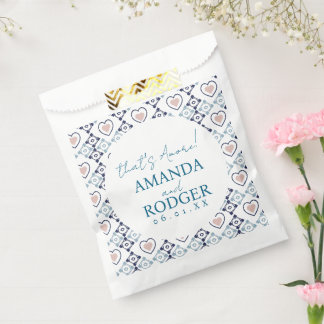 Das ist amore Italienische Fliesen und Herzen Geschenktütchen