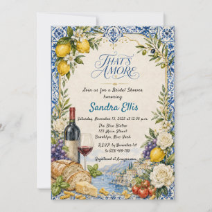 Das ist Amore Italienische Hochzeitsdusche Einladung