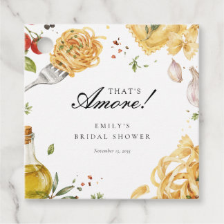Das ist Amore Italienische Hochzeitsdusche Geschenkanhänger