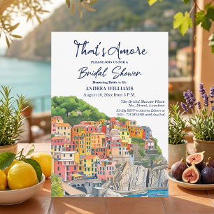 Das ist Amore - Italienische Riviera-Brautparty Einladung