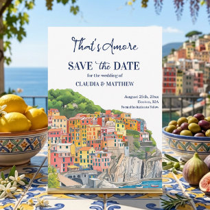 Das ist Amore Italienische Riviera Elegant Save The Date