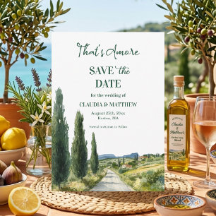 Das ist Amore Italienischer Blick Elegant Save The Date