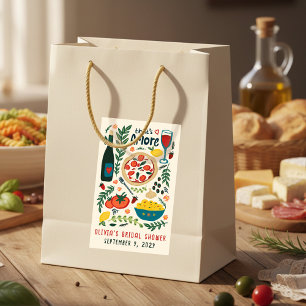 Das ist Amore Italienisches Essen BENUTZERDEFINIER Rechteckiger Aufkleber