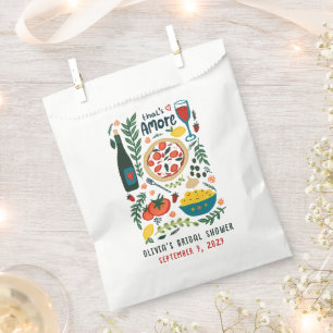 Das ist Amore Italienisches Essen INDIVIDUELLE Bra Geschenktütchen