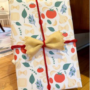 Das ist Amore Klassische italienische Pastasorten  Geschenkpapier Set