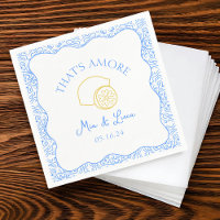 Das ist Amore Lemon Blue Tiles Amalfi Italien Hoch