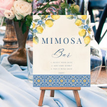 Das ist Amore Lemon Dusche Mimosa Bar Poster