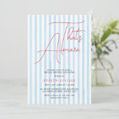 Das ist Amore Modern Script Junggesellinnenabschie Einladung (Stehend Vorderseite)