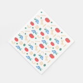 Das ist Amore Pasta Party Brautparty Serviette (Ecke)