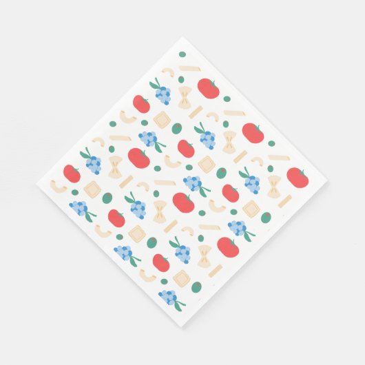 Das ist Amore Pasta Party Brautparty Serviette (Ecke)