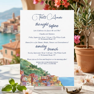 Das ist Amore Probedinner & Sonntagbrunch Einladung