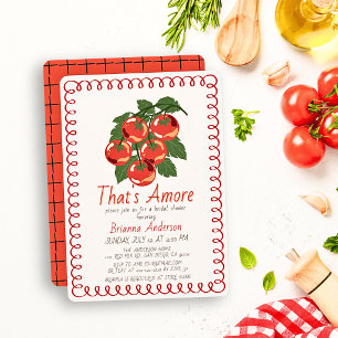 Das ist amore Rote Tomaten-Italienische Hochzeitsd Einladung