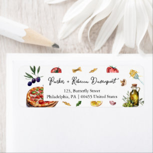 das ist amore Rücksendeetikett italienisch elegant