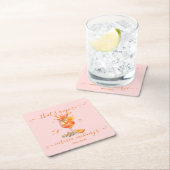 Das ist Amore Spritz Brautparty Rechteckiger Pappuntersetzer (Vor Ort)