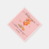 Das ist Amore Spritz Brautparty Serviette (Ecke)
