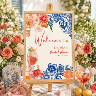 Das ist amore Spritz Junggesellinnenabschied Willk Poster