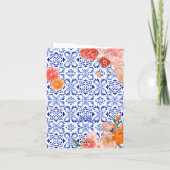 Das ist Amore Spritz Mediterranes Brautparty Dankeskarte (Rückseite)