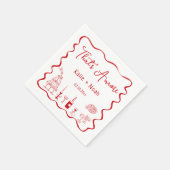 Das ist Amore Verlobungsfeier Serviette (Ecke)