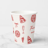 Das ist auch Italien Junggeselinnen-Abschied Pappbecher (Vorderseite)