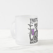 Das ist auf Backorder Halloween Pharmacy Tech Mattglastasse (Vorderseite Links)