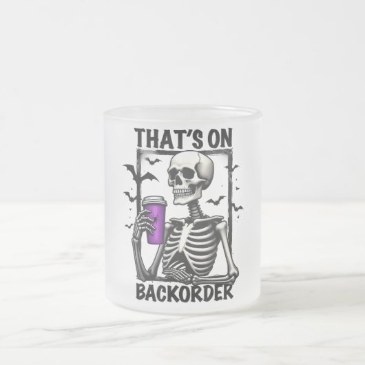 Das ist auf Backorder Halloween Pharmacy Tech Mattglastasse (Mittel)