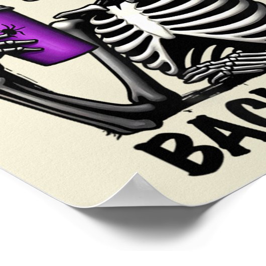 Das ist auf Backorder Halloween Pharmacy Tech Poster (Ecke)