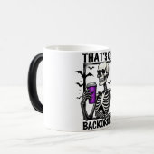 Das ist auf Backorder Halloween Pharmacy Tech Verwandlungstasse (Vorderseite Links)