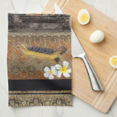 Das ist Bali Kitchtuch Geschirrtuch (Viertel Falte)