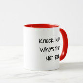 Das ist Bob, Knock Knock, Bad Joke, Funny Coffee Tasse (VorderseiteRechts)
