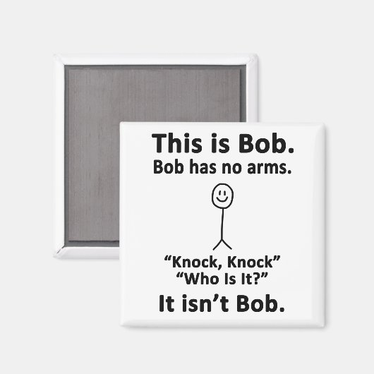 Das ist Bob Magnet (Vorderseite/Rückseite)