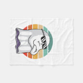 Das ist Boo Sheet Fun Halloween Kostüm Ghost Puff Fleecedecke (Vorderseite (Horizontal))