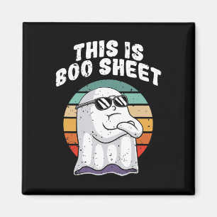 Das ist Boo Sheet Fun Halloween Kostüm Ghost Puff Magnet
