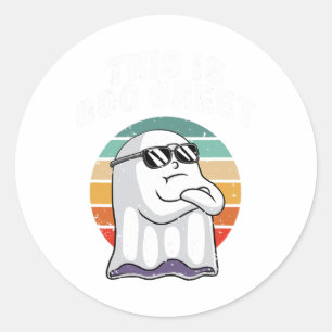 Das ist Boo Sheet Fun Halloween Kostüm Ghost Puff Runder Aufkleber