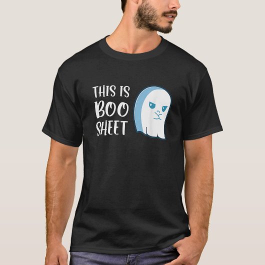 Das ist Boo Sheet Funny Ghost Halloween Redewendun T-Shirt (Vorderseite)