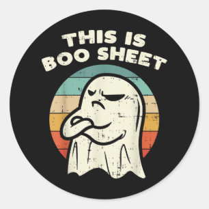Das ist Boo Sheet Gespenst Runder Aufkleber