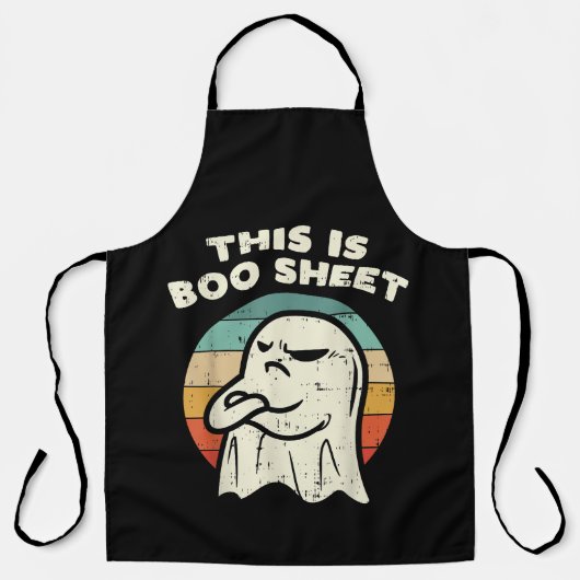 Das ist Boo Sheet Gespenst Schürze (Vorderseite)