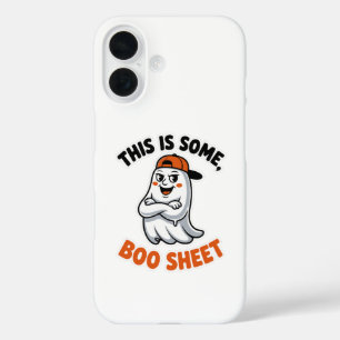 Das ist Boo Sheet Ghost Groovy Halloween Kostüm iPhone 16 Hülle