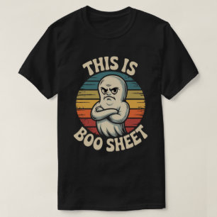 Das ist Boo Sheet   Lustiger Retro-Geist Halloween T-Shirt