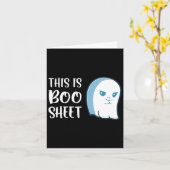 Das ist Bootsheet Fun Halloween-Redewendungen Karte (Gelbe Blume)