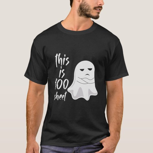 Das ist Bootsheet Funny Halloween Ghost T-Shirt (Vorderseite)