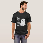 Das ist Bootsheet Funny Halloween Ghost T-Shirt (Vorne ganz)